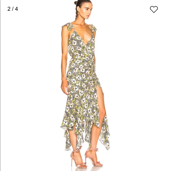 NEW • Veronica Beard • Martine Floral Midi Dress - Picture 2 of 7
